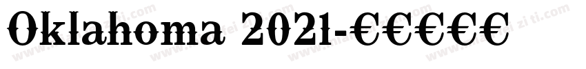 Oklahoma 2021字体转换